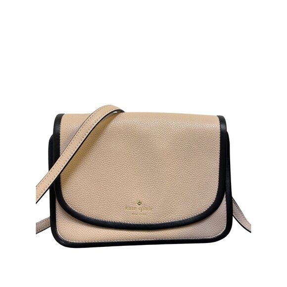 Kate Spade Leather Crossbody Bag Pink/Black - Picture 1 of 10